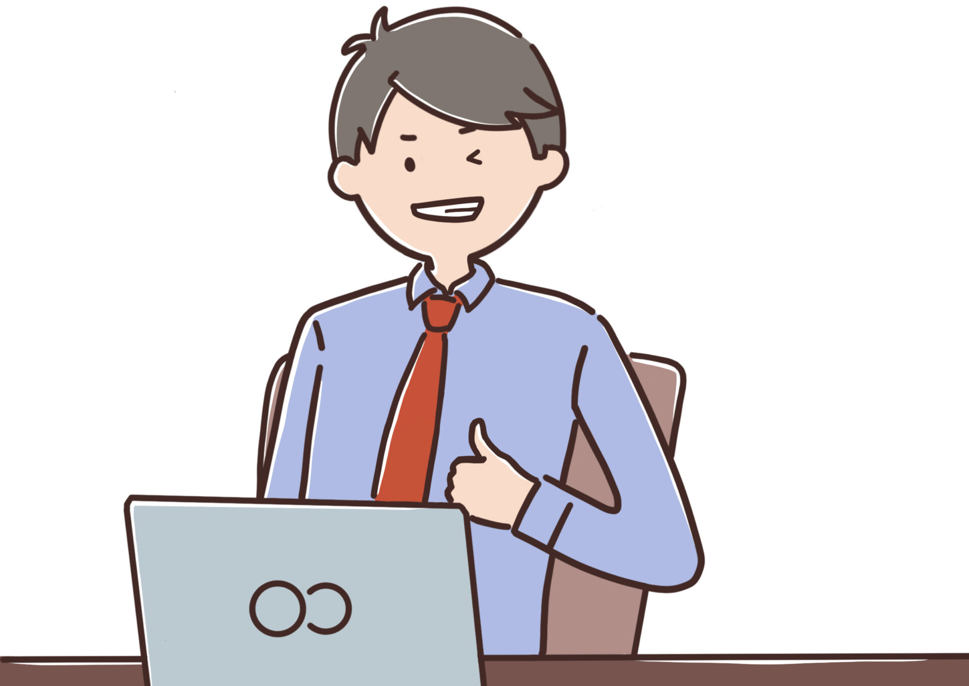 デザインの能力がある男の人の絵