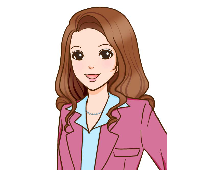 女性のチーフリーダーの絵