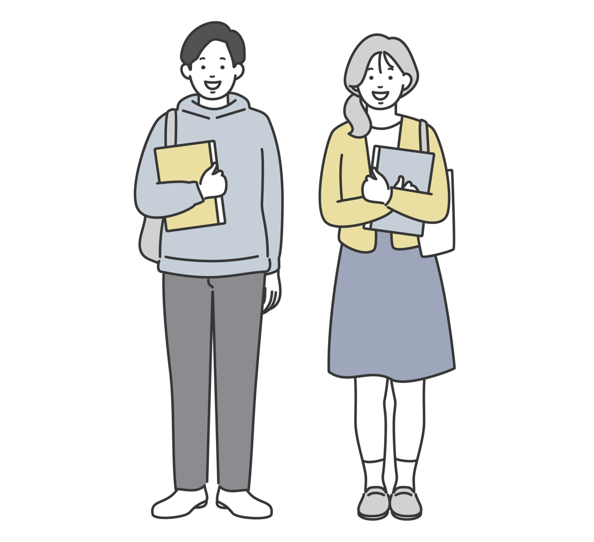 デザインを学んでいる生徒の絵